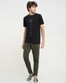 Shop Men's Black Marvel Moon Knight Graphic Printed T-shirt-Full