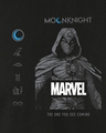 Shop Men's Black Marvel's Moon Knight Graphic Printed Plus Size T-shirt