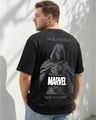 Shop Men's Black Marvel's Moon Knight Graphic Printed Plus Size T-shirt-Front