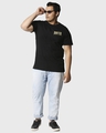 Shop Men's Black Master Graphic Printed Oversized Plus Size T-shirt-Full