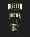 Shop Men's Black Master Graphic Printed Oversized Plus Size T-shirt