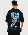 Shop Men's Black Messi 2.7 Graphic Printed Oversized T-shirt-Design