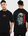 Shop Men's Black Metallica Graphic Printed Oversized T-shirt-Front