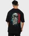 Shop Men's Black Metallica Graphic Printed Oversized T-shirt-Design