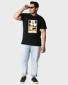 Shop Men's Black Mickey Trio Call (DL) Graphic Printed Plus Size T-shirt-Design