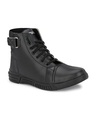 Shop Men's Black Mid Top Boots-Design