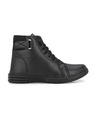 Shop Men's Black Mid Top Boots-Full