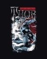 Shop Men's Black Mighty Thor Graphic Printed Oversized T-shirt