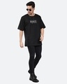 Shop Men's Black Minimilist Typography Oversized T-shirt