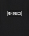 Shop Men's Black Minimilist Typography Oversized T-shirt