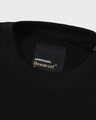 Shop Men's Black Minions Me Want Banana Graphic Printed Oversized Sweatshirt
