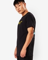 Shop Men's Black Minions Weird Is A Side Effect Typography T-shirt-Design