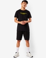 Shop Men's Black Minions Weird Is A Side Effect Typography T-shirt