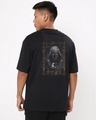 Shop Men's Black Moon Knight Graphic Printed Oversized T-shirt-Design