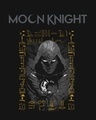 Shop Men's Black Moon Knight Graphic Printed Plus Size T-shirt