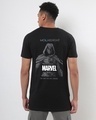 Shop Men's Black Moon Knight Longline Graphic Printed T-shirt-Design