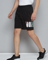 Shop Men's Black Move Typography Slim Fit Shorts-Design