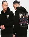 Shop Men's Black Nagato Graphic Printed Hoodie-Front