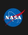 Shop Men's Black NASA Meatball Logo Plus Size Relaxed Fit T-shirt-Full