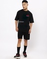Shop Men's Black NASA Out Of The Space Graphic Printed Oversized T-shirt-Design
