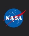 Shop Men's Black NASA Graphic Printed Oversized Hoodie T-shirt