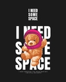Shop Men's Black Need Space Teddy Graphic Printed Vest