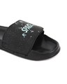 Shop Men's Black Need Space Velcro Sliders