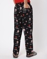 Shop Men's Black Night Dragon All Over Printed Pyjamas-Design