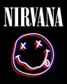 Shop Men's Black Nirvana Graphic Printed Oversized T-shirt