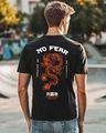 Shop Men's Black No Fear Graphic Printed T-shirt-Front