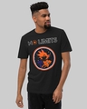 Shop Men's Black No Limits Goku Typography T-shirt-Full