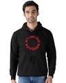 Shop Men's Black Not That Serious Typography Hoodie-Front