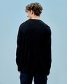 Shop Men's Black Of Mood Typography Flatknit Sweater-Design