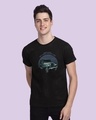 Shop Men's Black Off Road Adventure T-shirt-Front