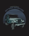 Shop Men's Black Off Road Adventure T-shirt-Full
