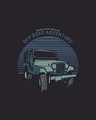 Shop Men's Black Off Road Jeep Graphic Printed T-shirt-Full