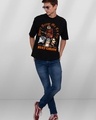 Shop Men's Black OH LA Kurt Cobain Graphic Printed Oversized T-shirt