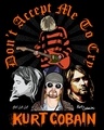 Shop Men's Black OH LA Kurt Cobain Graphic Printed Oversized T-shirt