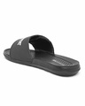 Shop Men's Black One Piece Reflective Printed Velcro Sliders-Design