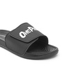 Shop Men's Black One Piece Reflective Printed Velcro Sliders