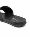 Shop Men's Black One Piece Reflective Printed Velcro Sliders
