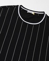 Shop Men's Black Striped Oversized T-shirt