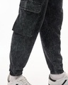 Shop Men's Black Oversized Acid Wash Co-ordinates