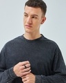 Shop Men's Black Oversized Acid Wash T-shirt