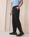 Shop Men's Black Cargo Carpenter Pants-Design
