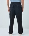 Shop Men's Black Oversized Cargo Pants-Design
