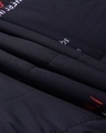 Shop Men's Black All Over Printed Oversized Puffer Jacket