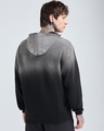 Shop Men's Black & Grey Ombre Oversized Hoodies-Full