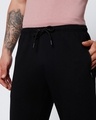 Shop Men's Black Joggers-Full