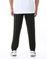 Shop Men's Black Oversized Joggers-Full